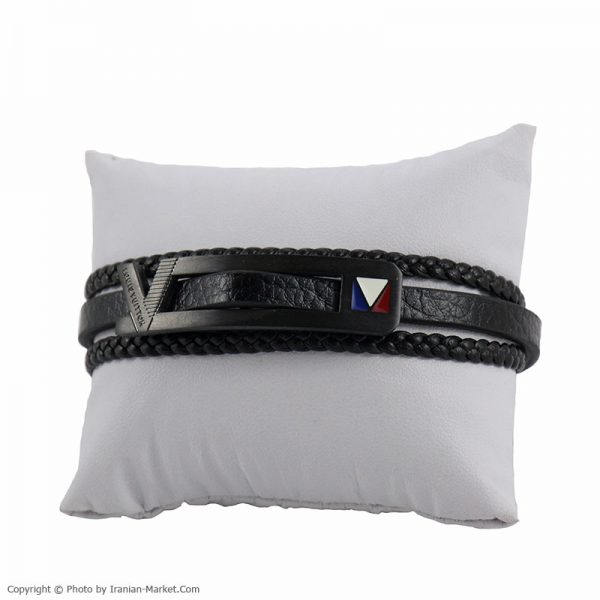 خرید اینترنتی دستبند چرم طبیعی طرح لویی ویتون (Louis Vuitton)